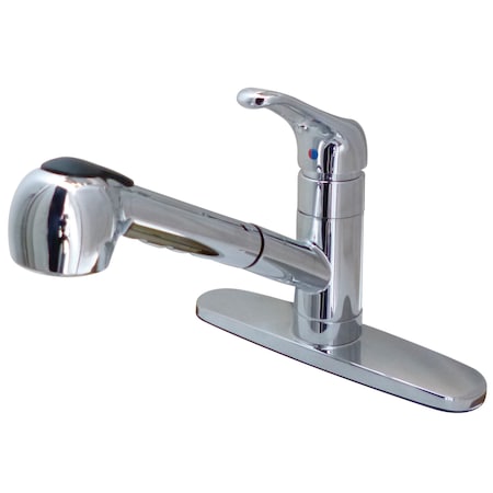 Gourmetier Century Kitchen Faucet W/ Pull-Out Sprayer, Chrome GSC881NCLSP